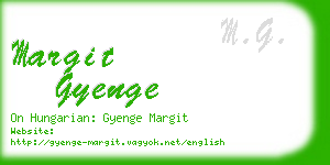 margit gyenge business card